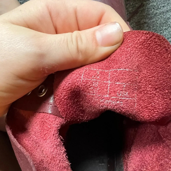 Dr. Martens 1460 Women’s Pascal Virginia Leather Boots Burgundy Size 38 Women - Picture 9 of 10